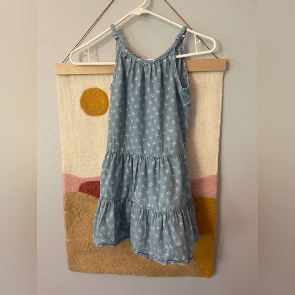 Gapkids chambray dress size small.
